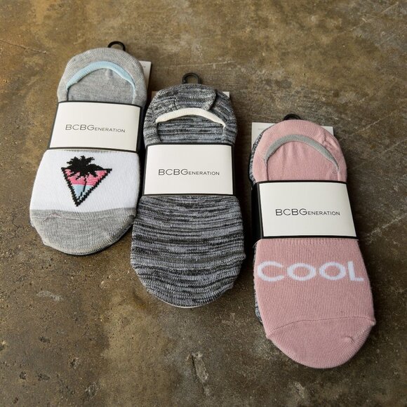 3 Pack BCBGeneration Liners  No show Socks - Picture 1 of 2